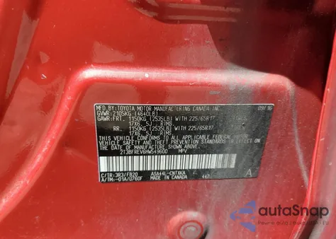 2017 Toyota Rav4 Le from USA, damaged, VIN 2T3BFREV6HW549600